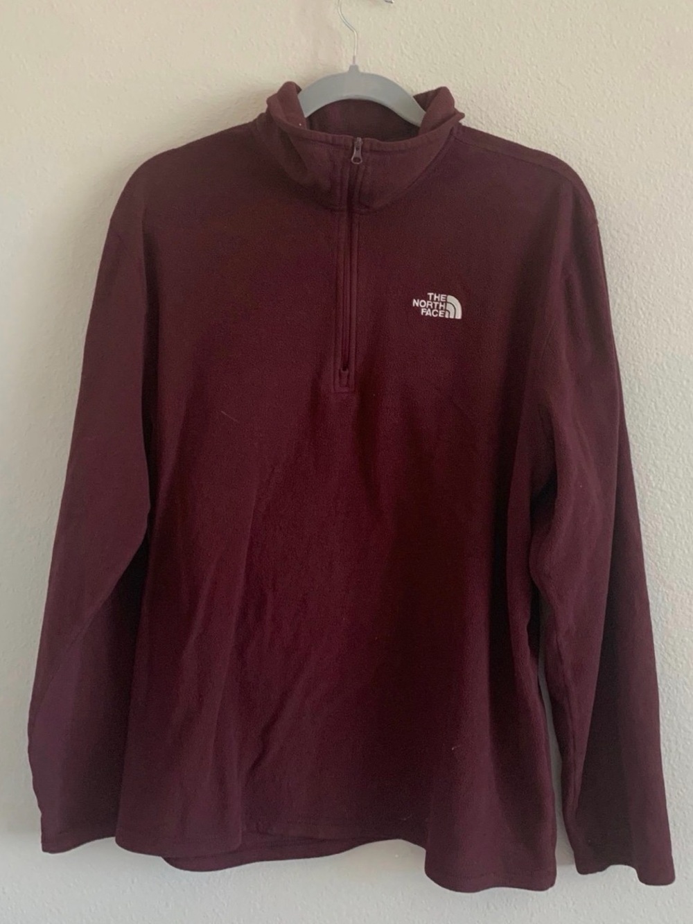 The North Face Men's Quarter-Zip Fleece - Maroon